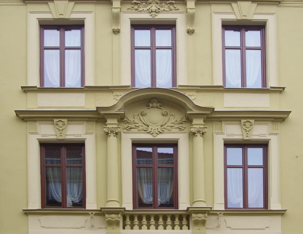 Fasáda budovy hotelu, Opava